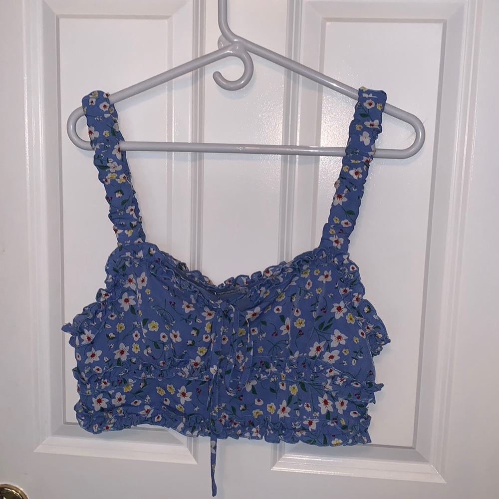 Blue floral set